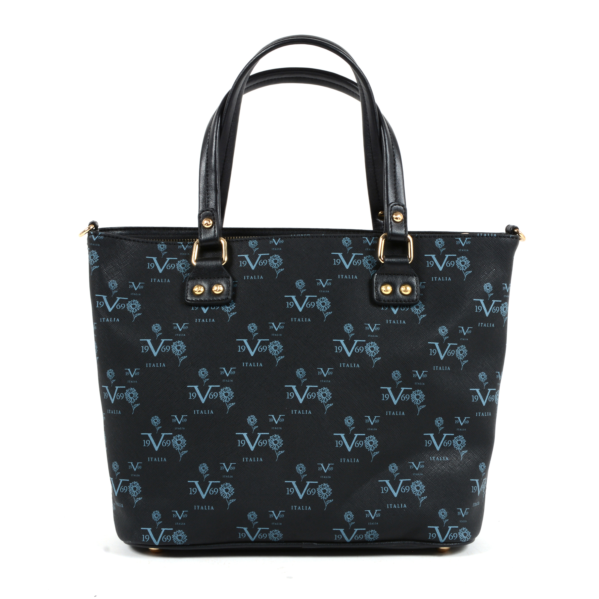 V 1969 Italia Womens Handbag Black HAITI