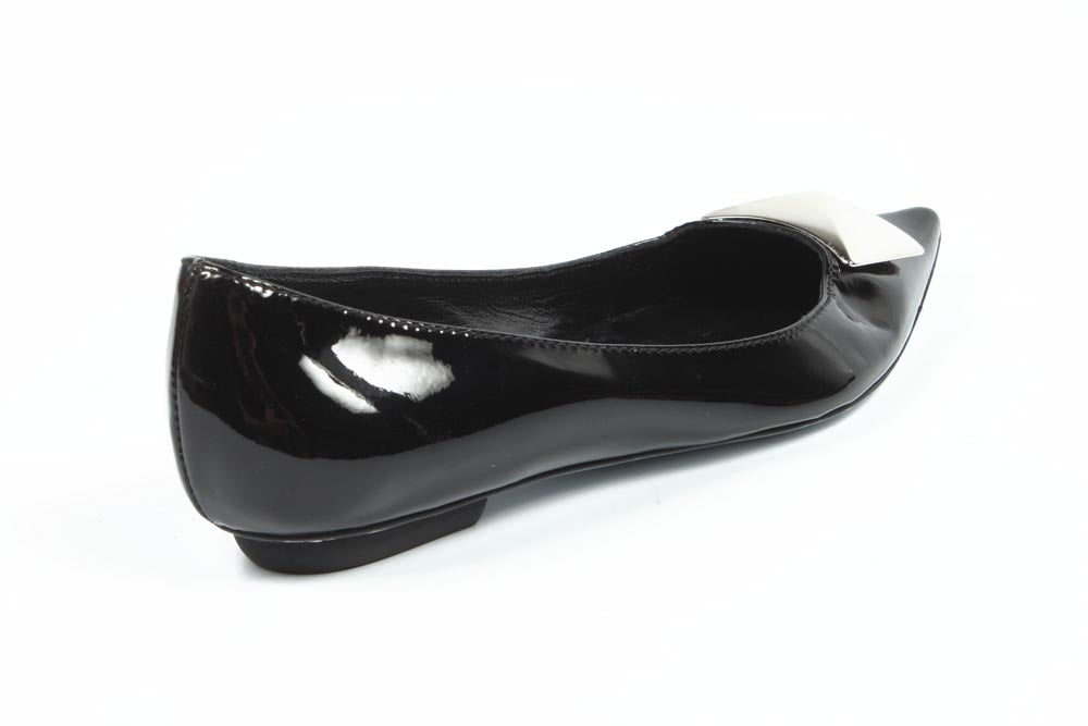 Sebastian Milano bailarina de mujer S2914M VERNICE NERA+NIKEL