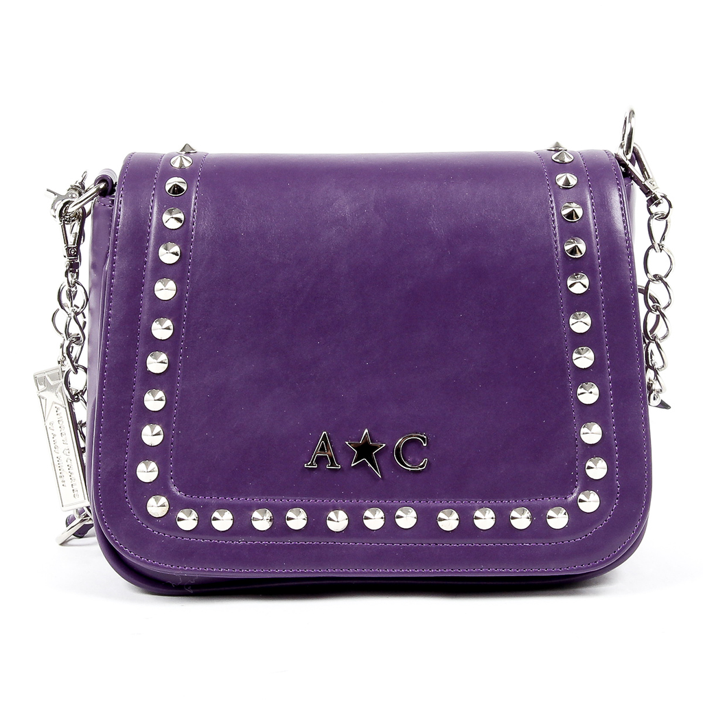 Bolso de mano para mujer Andrew Charles morado SKYLA