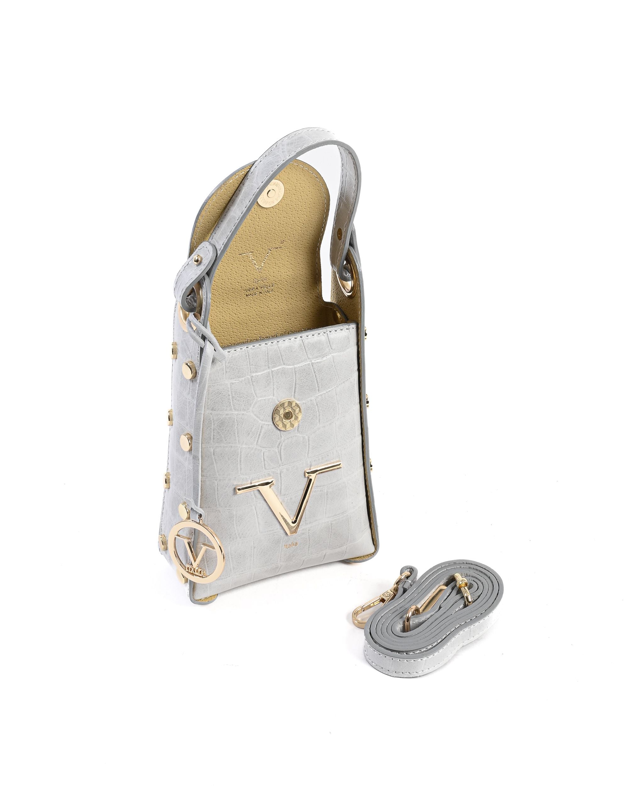 Minibolso de mujer V Italia gris V16-COC-GRY
