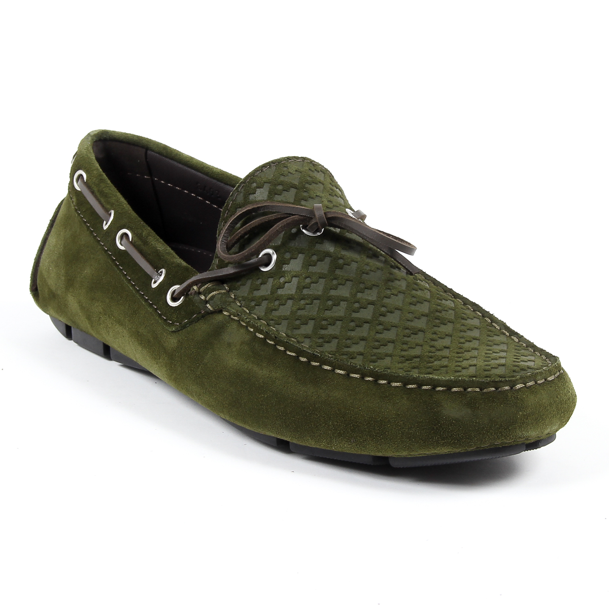 Mocasines V 1969 Italia para hombre, color verde, KARL