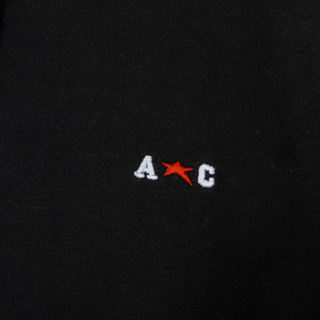 Sudadera con capucha Andrew Charles para hombre, manga larga, cuello redondo, color negro FIFI
