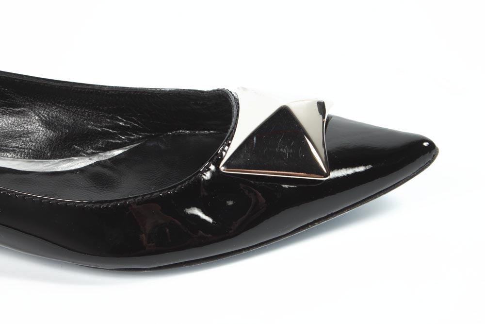 Sebastian Milano bailarina de mujer S2914M VERNICE NERA+NIKEL