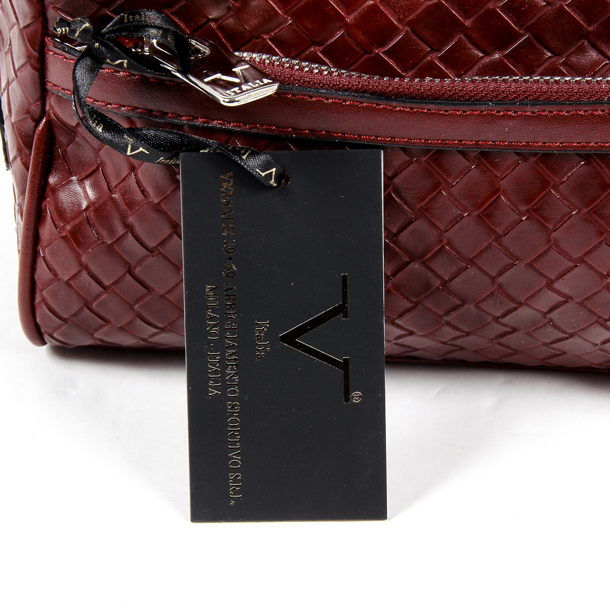 Bolso de hombre V 1969 Italia rojo oscuro CURT