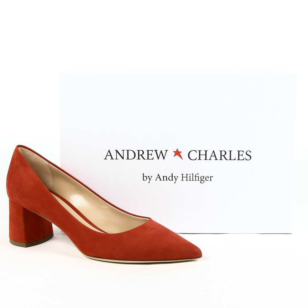 Andrew Charles Womens Pump Red EVA