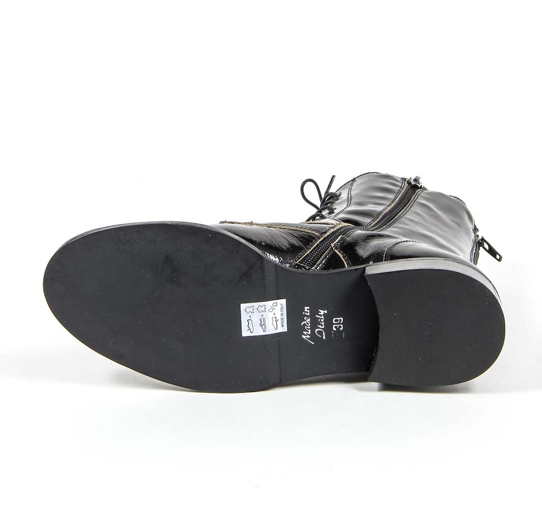 Bota Corta Mujer V 1969 Italia S03 VERNICE NERO