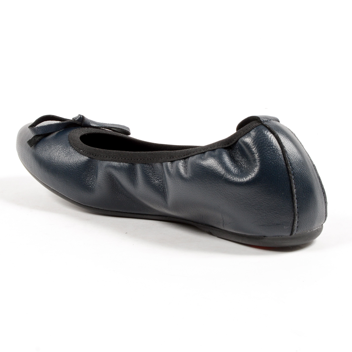 Andrew Charles Womens Soft Ballerina Dark Blue GWEN