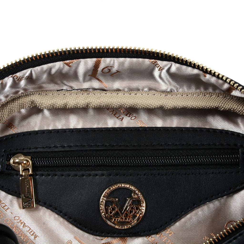 V 1969 Italia Womens Handbag Black MALTA