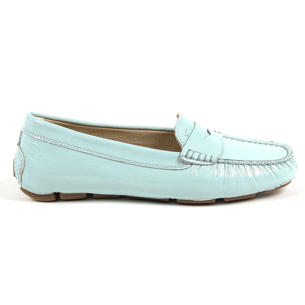 V 1969 Italia Womens Loafer Light Blue AMALFI