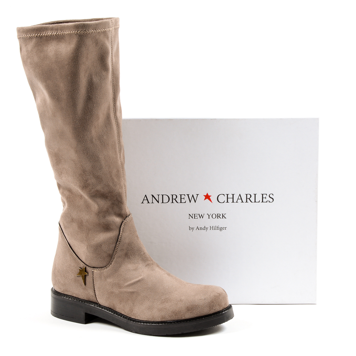 Andrew Charles Womens Boot Taupe CHER