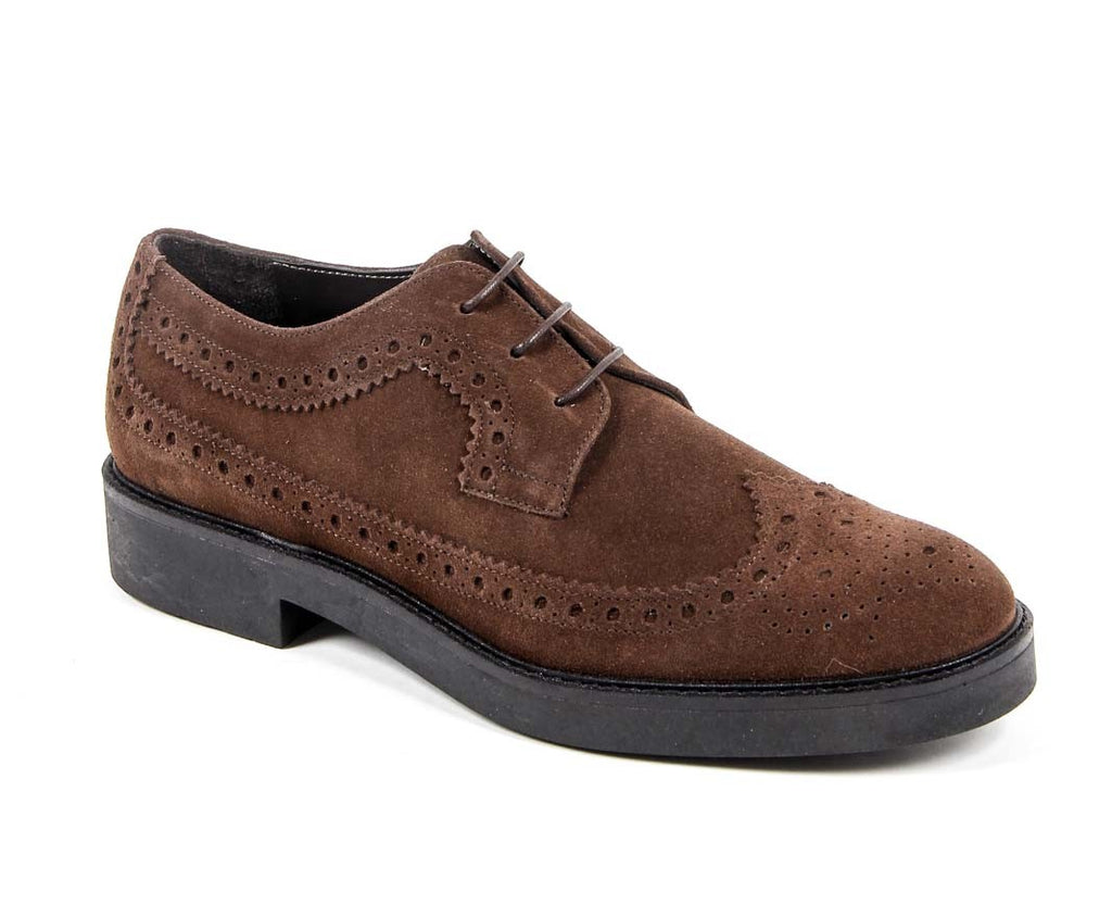 V 1969 Italia Zapato Brogue para Mujer B1670 TERCIOPELO MARRÓN