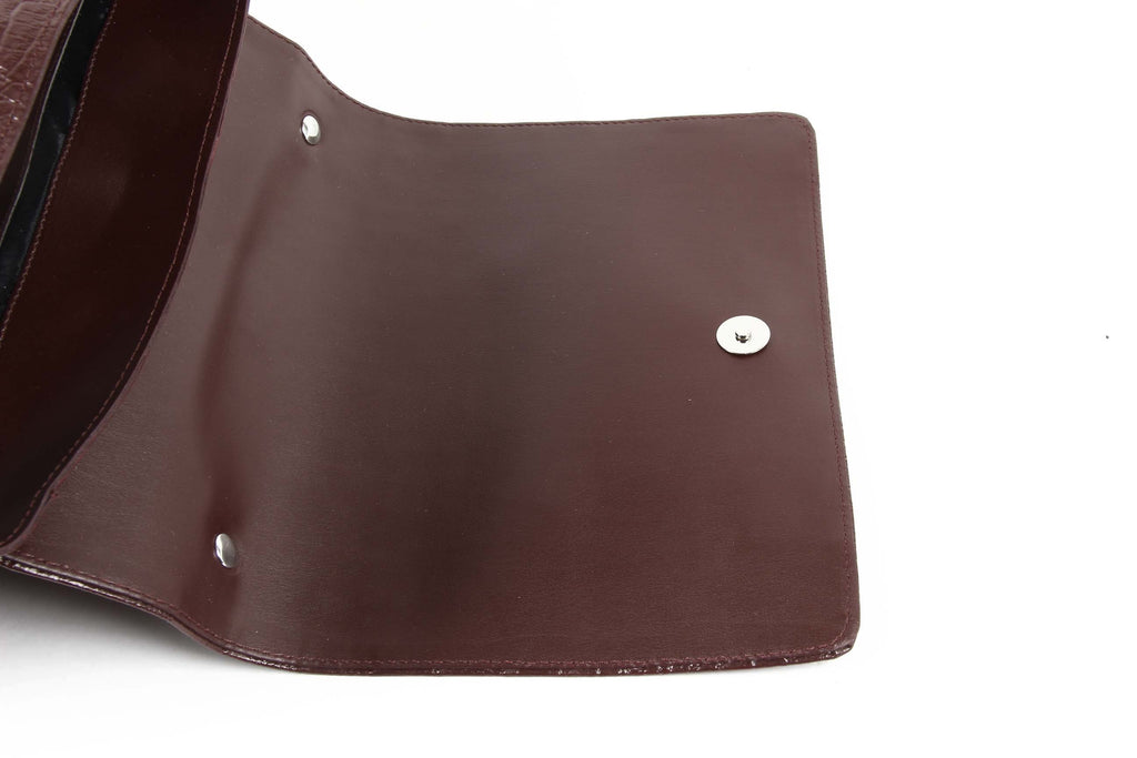 Bolso de mano para mujer V 1969 Italia ARC01 MOIRA COCCO BORDEAUX