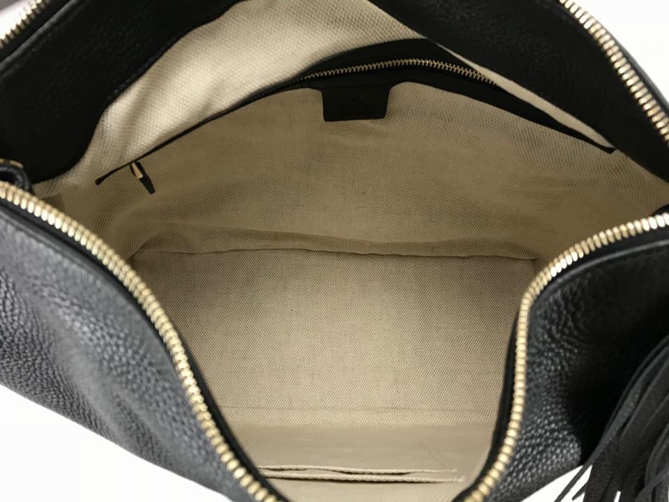 Bolso tote Gucci Soho de piel negro