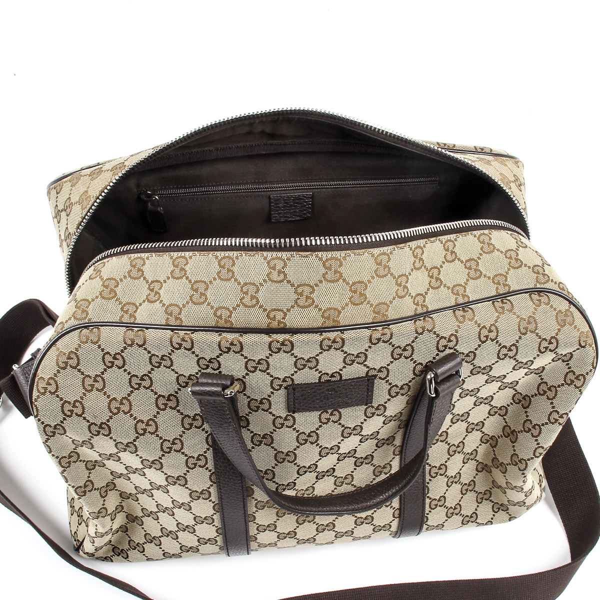 Gucci Womens Handbag GG Guccissima Beige 449167 9886