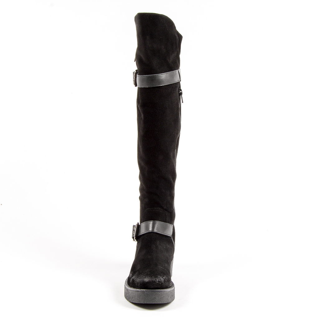 Andrew Charles Womens High Boot Black ALANIS