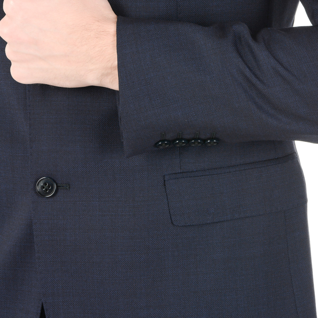 Armani Collezioni Mens Suit Dark Blue