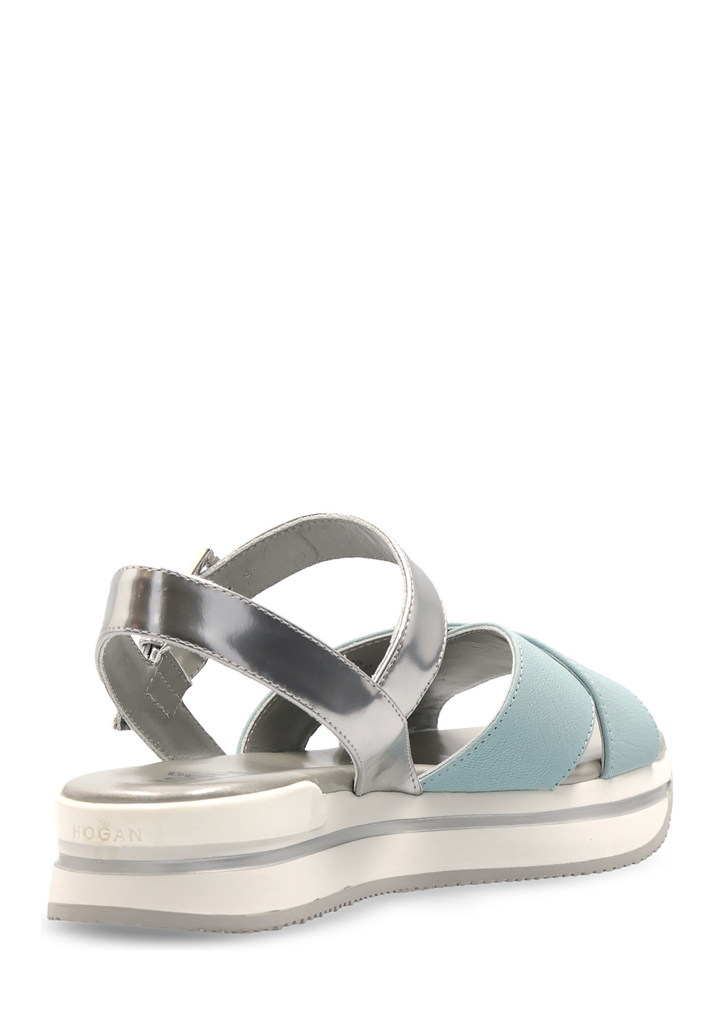 Sandalia Hogan para mujer plateada HXW2570R14088L1132F