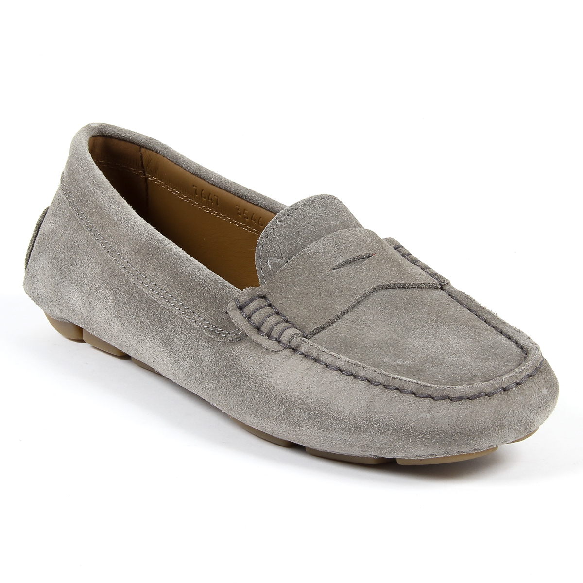 Mocasines V 1969 Italia para mujer, color gris AMALFI
