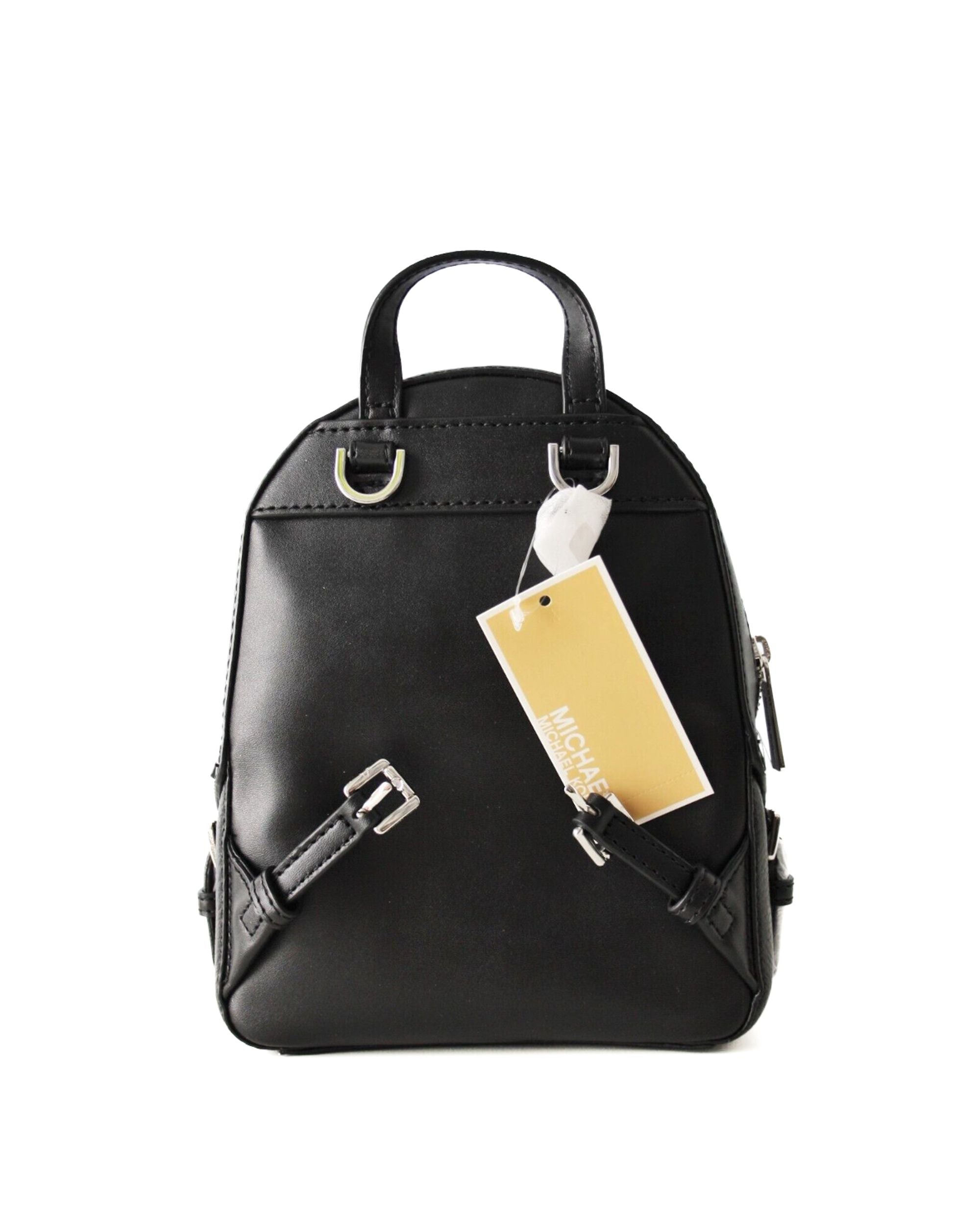 Michael Kors - Bolso de mano con cremallera para mujer, talla XS, paquete negro, 35T2S8TB1L-001