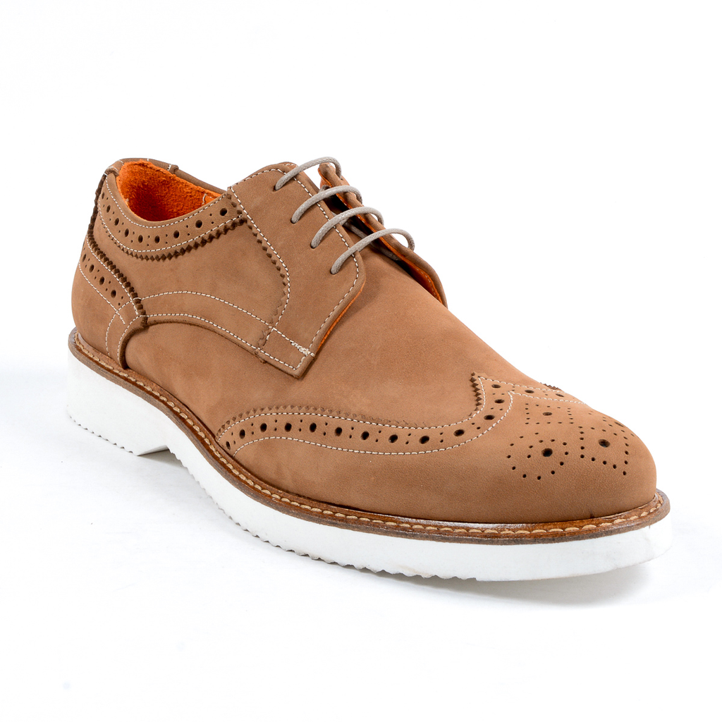 V 1969 Italia - Zapato Oxford Brogue para hombre, color marrón, PEDRO