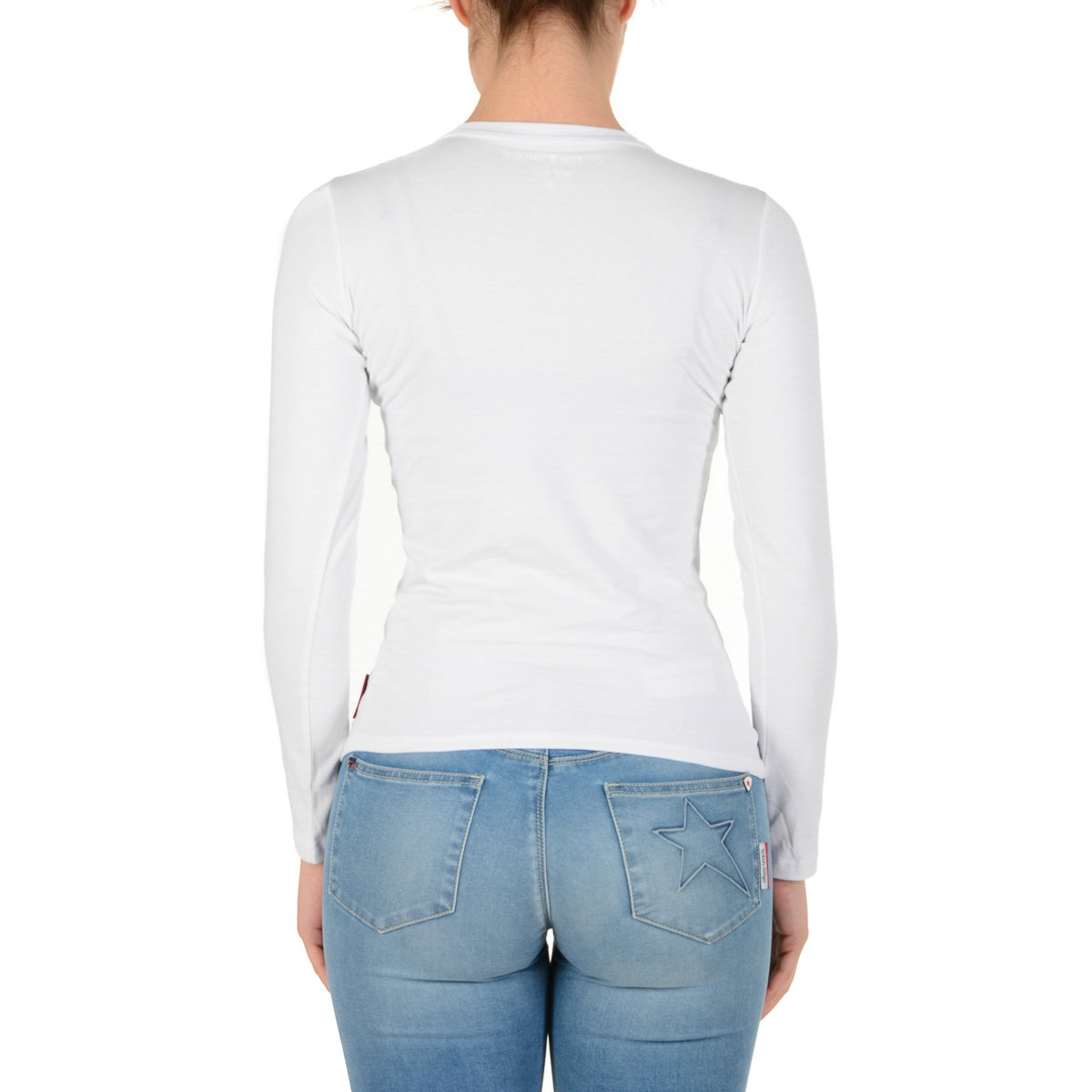 Camiseta de manga larga para mujer Andrew Charles By Andy Hilfiger TS602 031002 FENIX WHITE 003