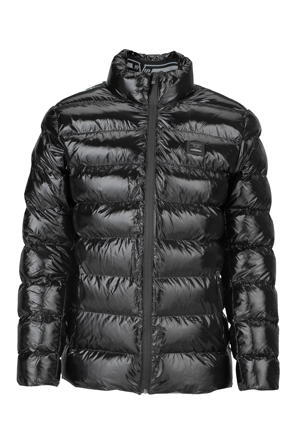 19V69 Italia Chaqueta de hombre negra LORENZO BLACK
