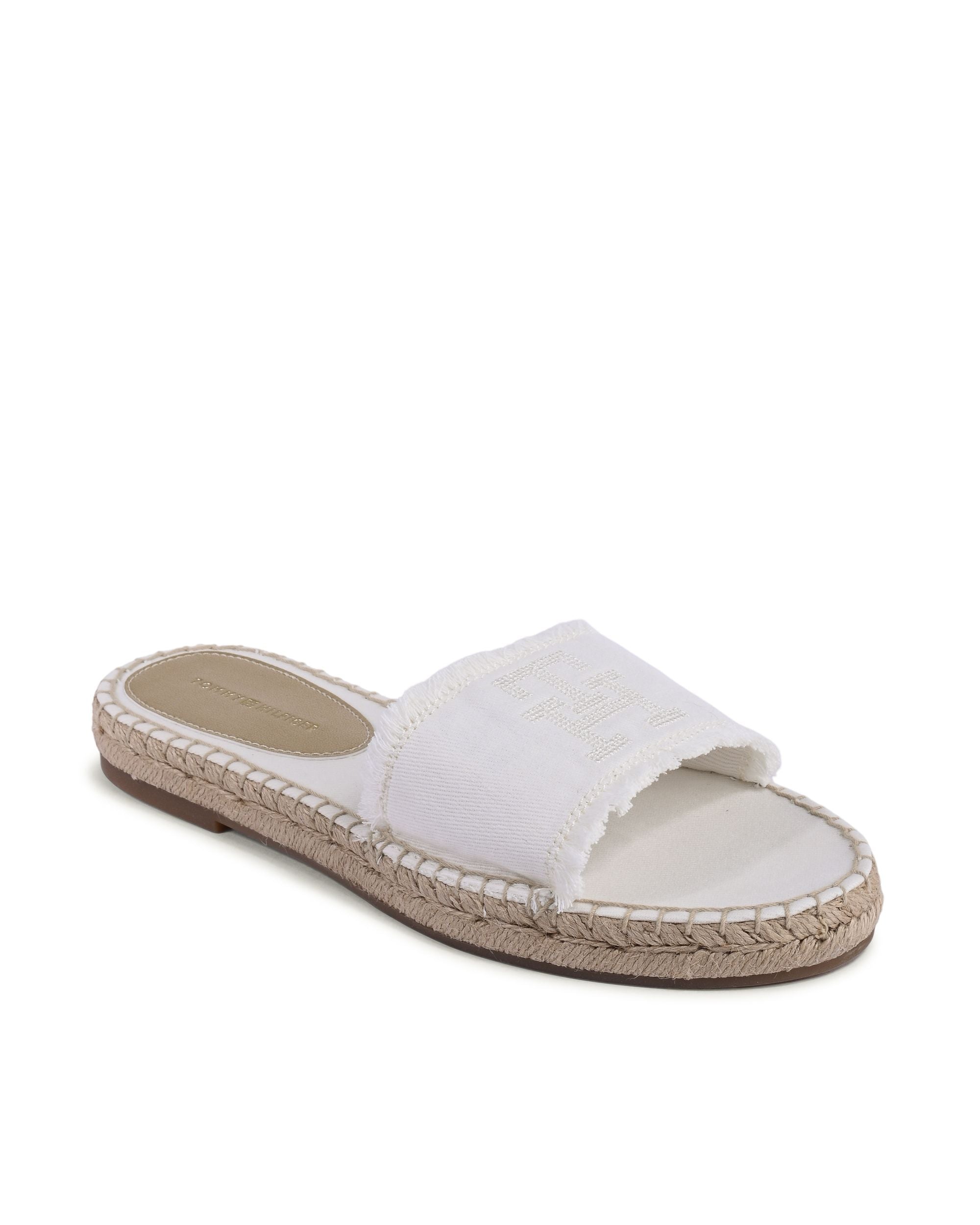 Alpargatas Tommy Hilfiger para mujer blancas FW0FW071030LE