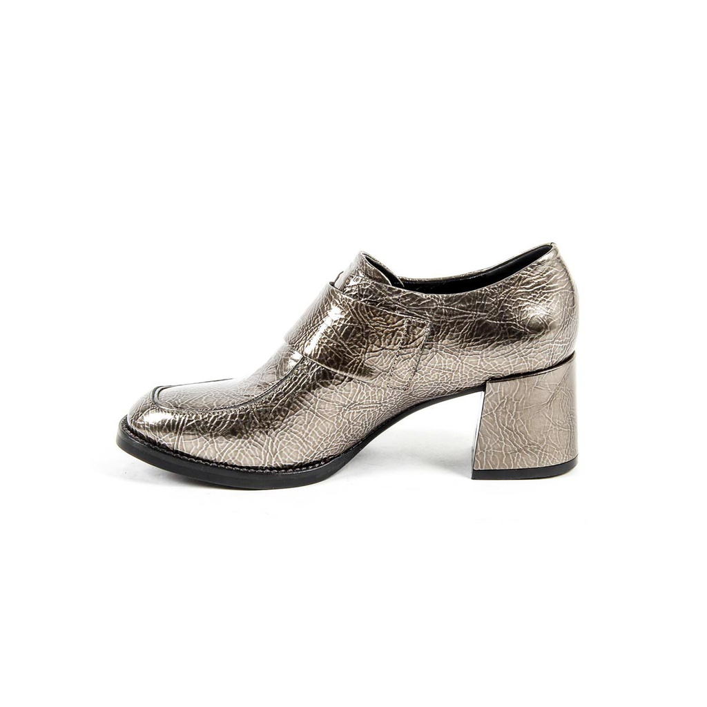 Mocasín de tacón para mujer V 1969 Italia B2450 CRASH CANNA FUCILE