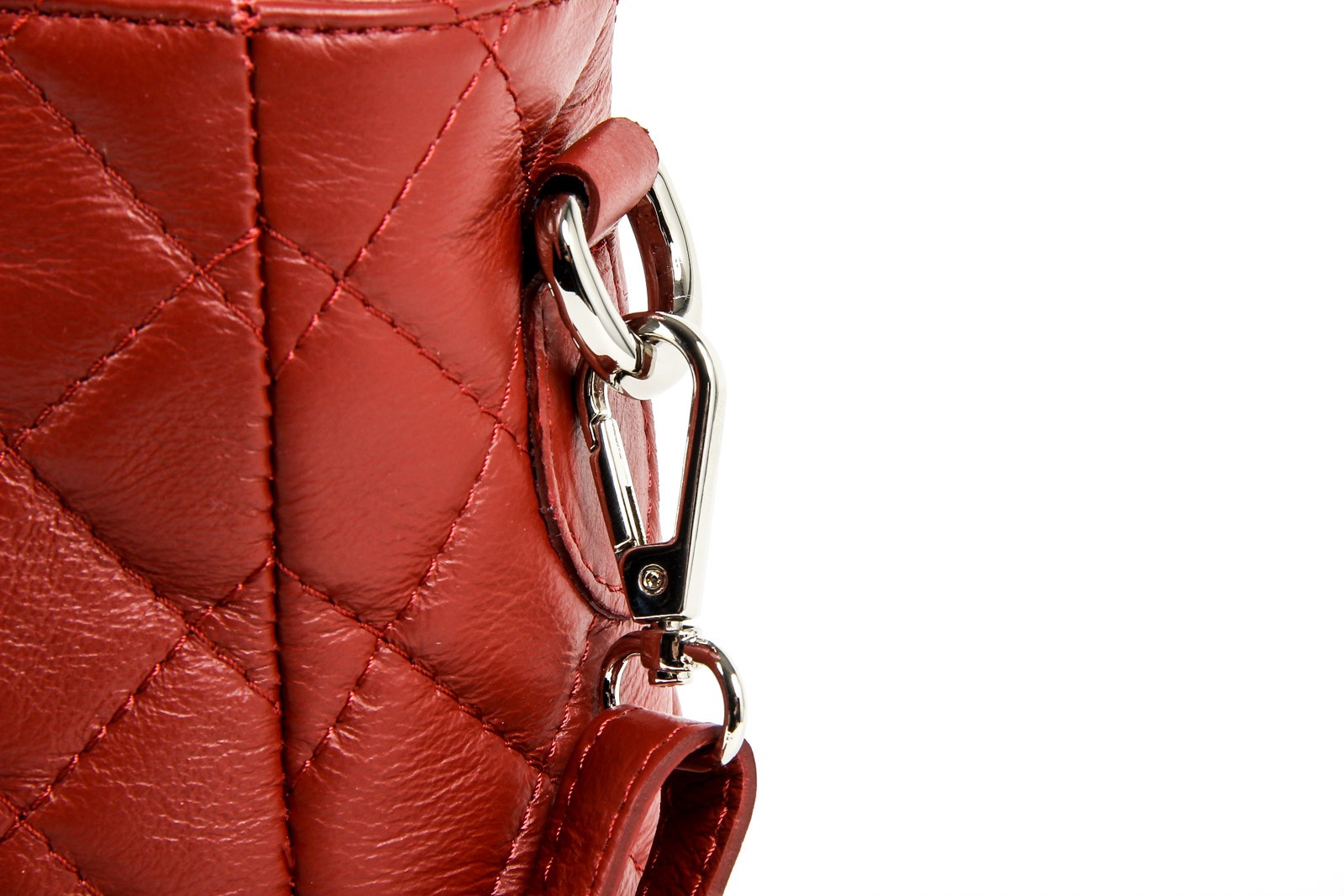 Bolso de mano para mujer V 1969 Italia V011-S RUGA ROJO