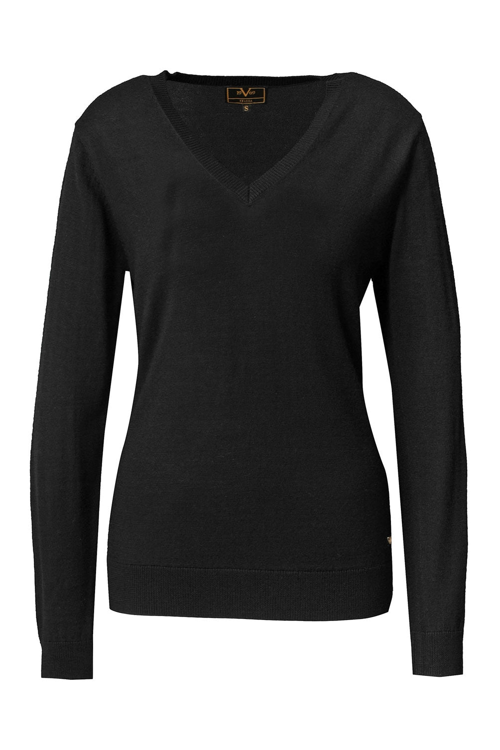 Suéter de mujer 19V69 Italia negro KLAUDIA BLACK