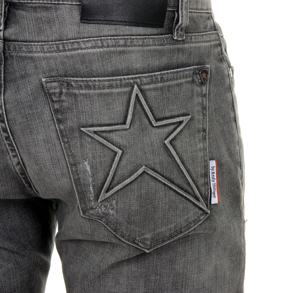 Vaqueros Andrew Charles para hombre, gris, enero