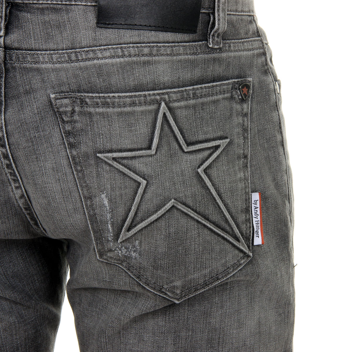 Vaqueros Andrew Charles para hombre, gris, enero