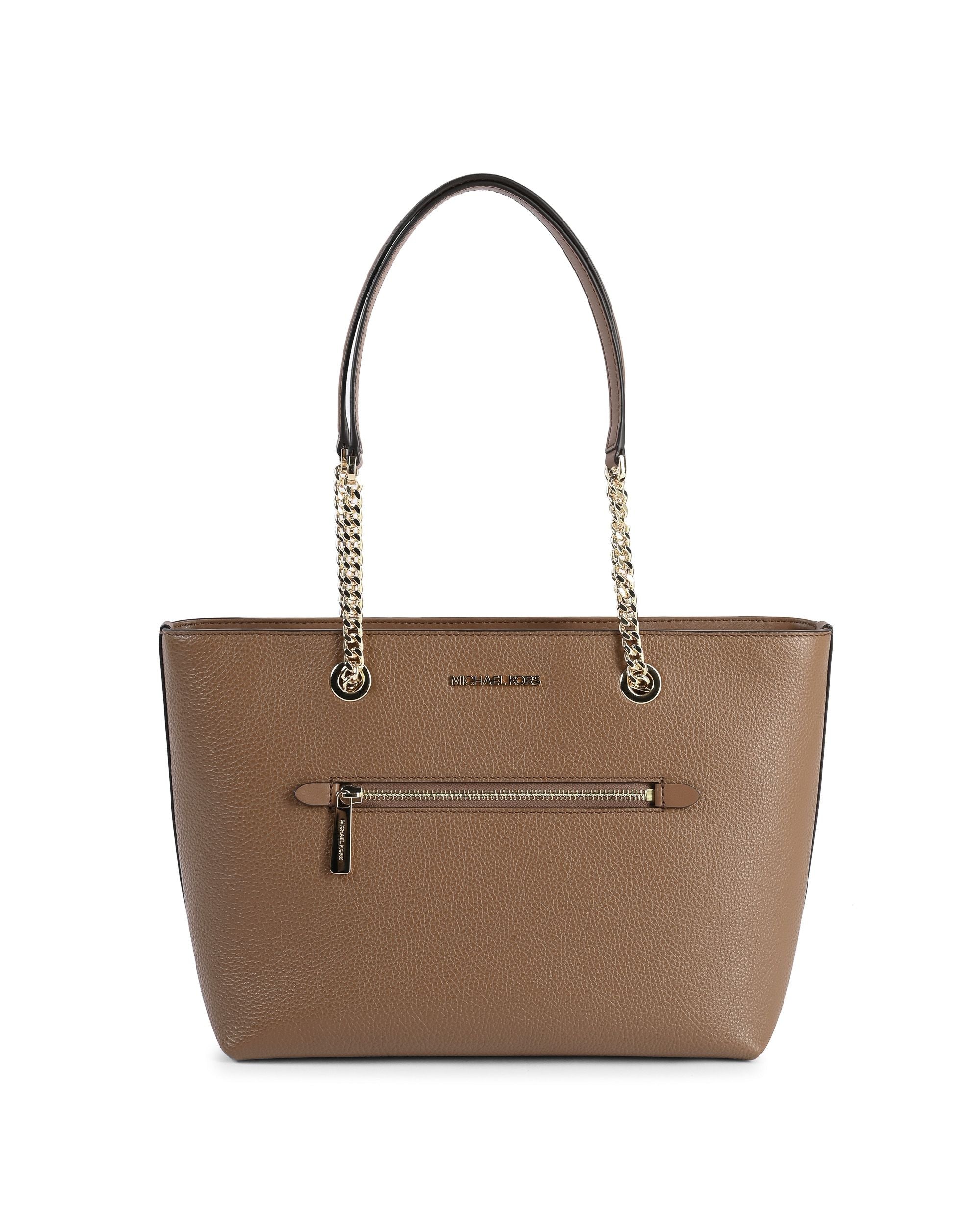 Michael Kors Bolso tote mediano con cadena y cremallera delantera 35F2GTTT2L EQUIPAJE