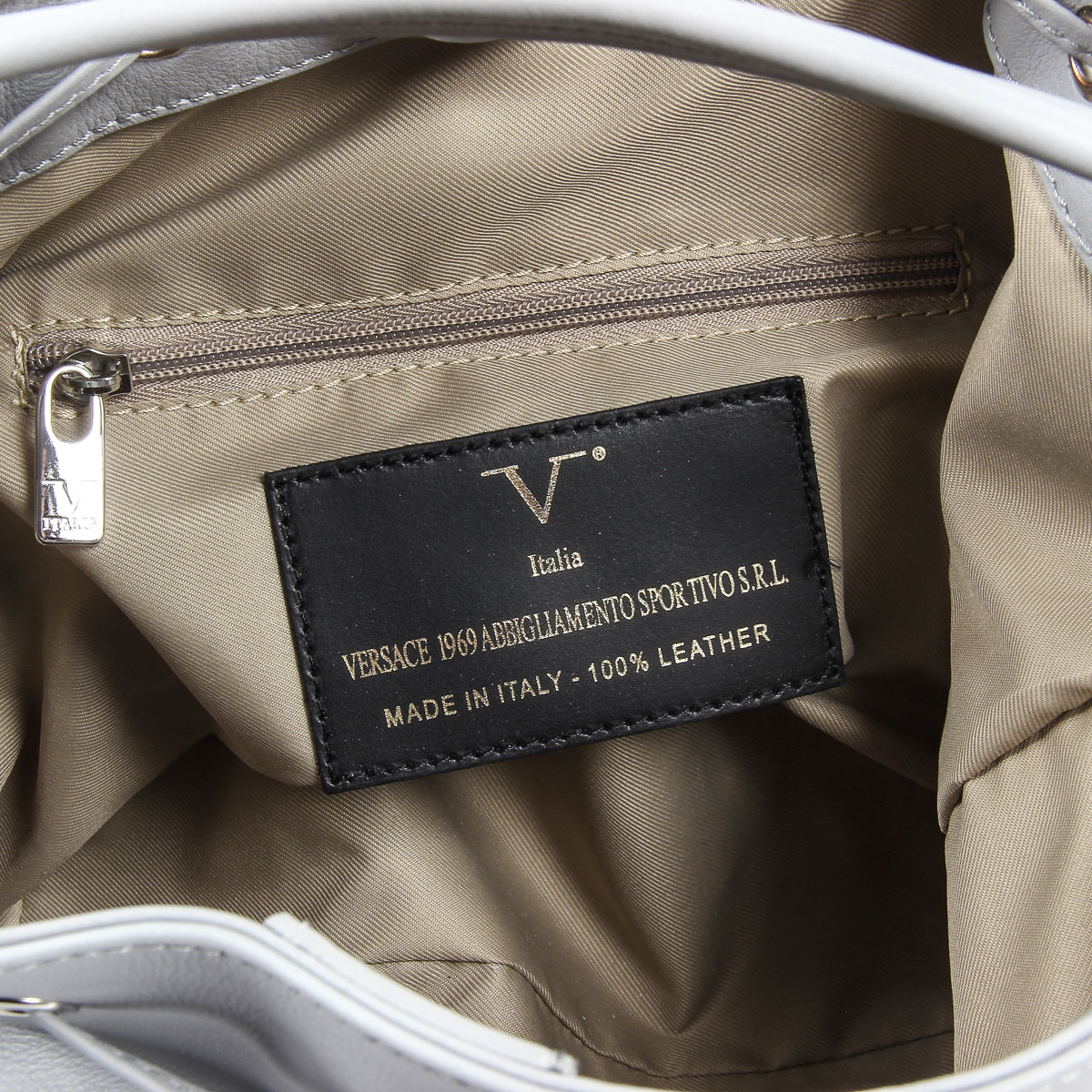 Bolso de mano para mujer V 1969 Italia V005-S SOFT GRIGIO