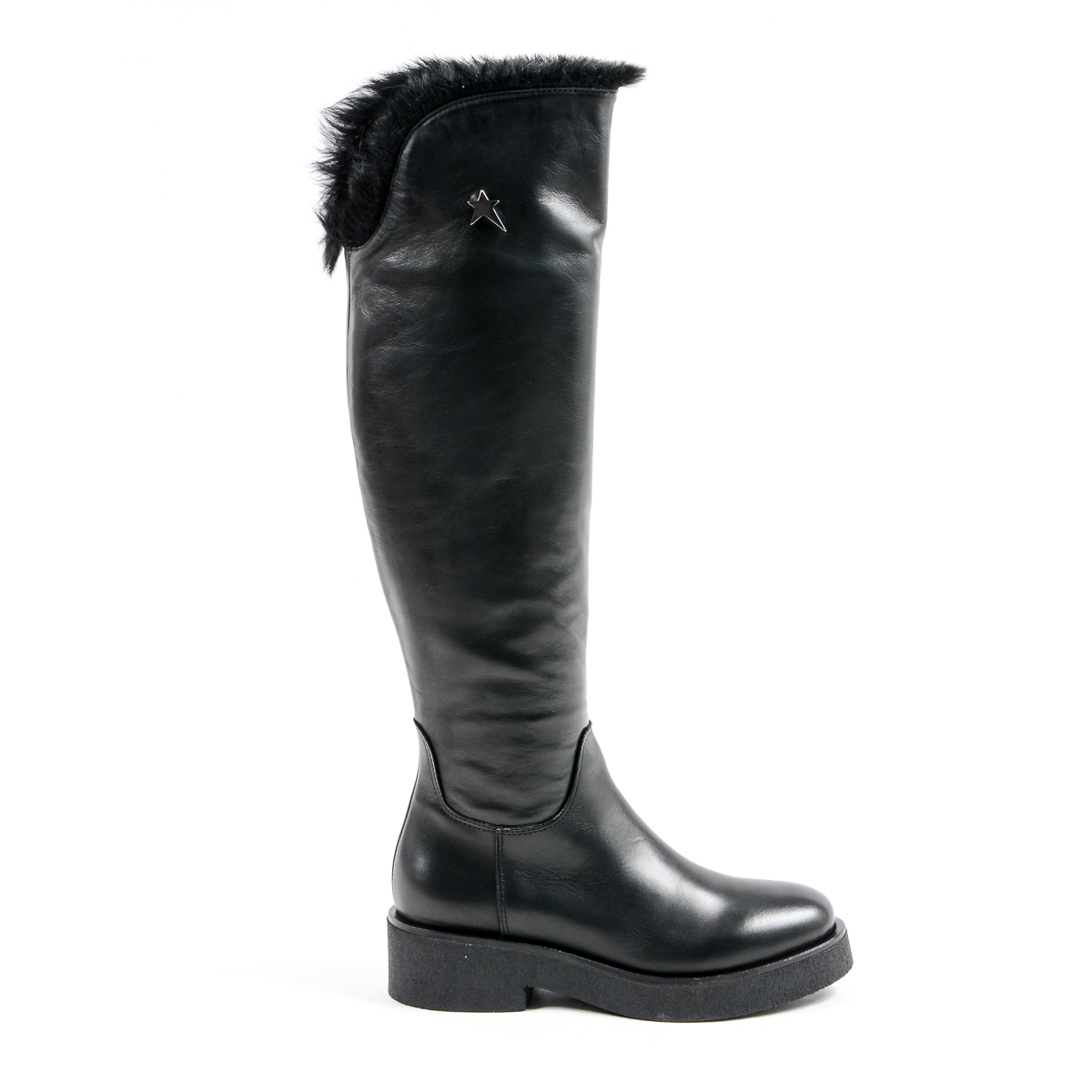 Andrew Charles Womens High Boot Black SUZI
