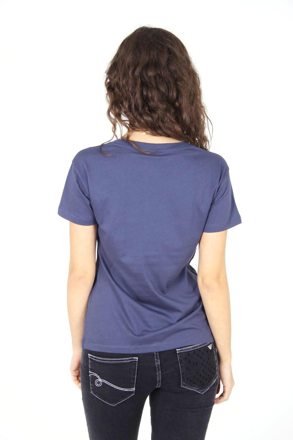 Camiseta de manga corta para mujer Emporio Armani AGH60 AX QG