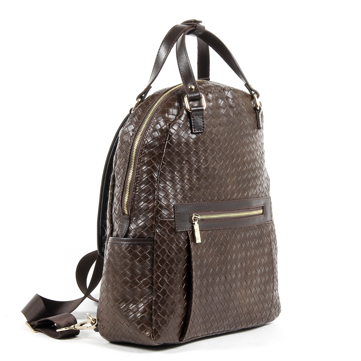 Mochila de moda para hombre V 1969 Italia V1969016B CAFÉ