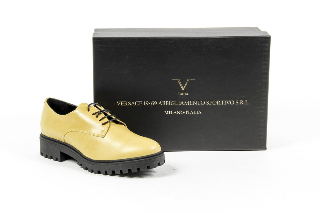 Zapatos con cordones para mujer V 1969 Italia C01 VITELLO GIALLO