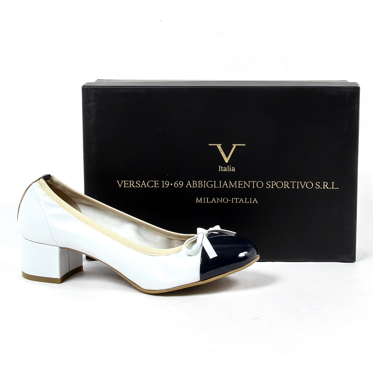 V 1969 Italia Womens Ballerina White REGINA