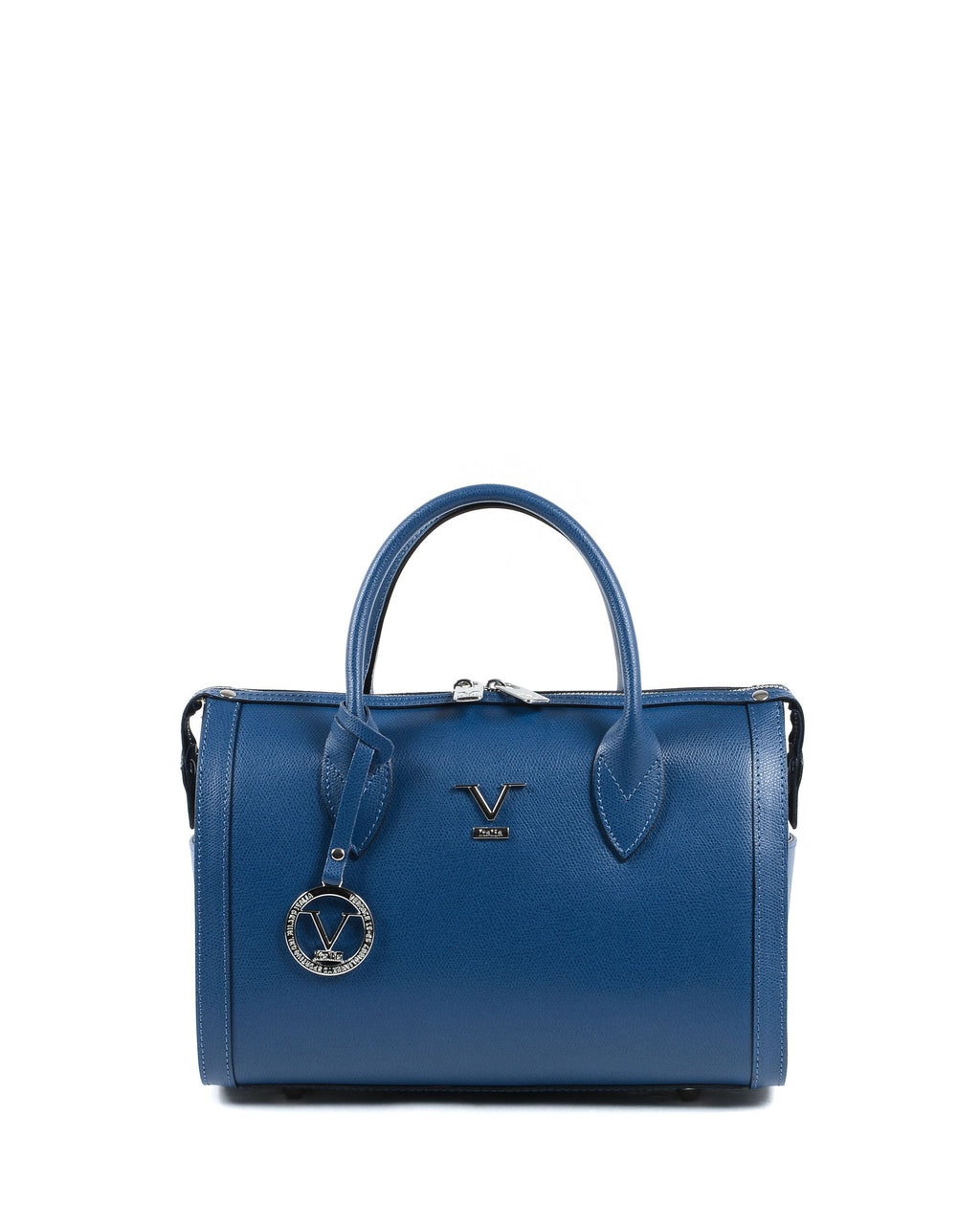 V Italia Womens Handbag Bluette V014-S PALMELLATO BLUETTE