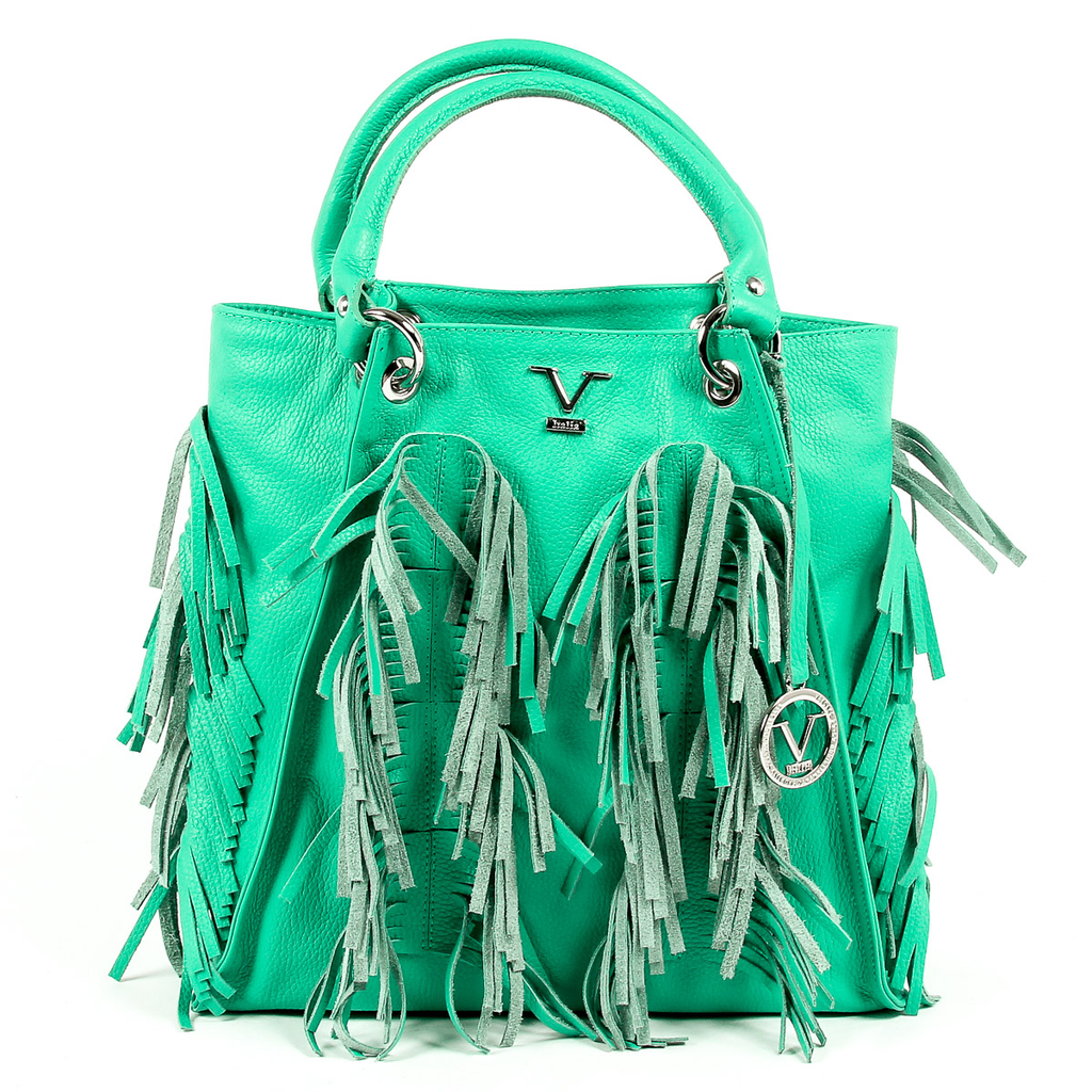 V 1969 Italia Womens Handbag Green ZURIGO