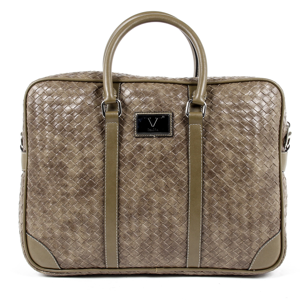 Bolso de mano para hombre V 1969 Italia marrón EVAN