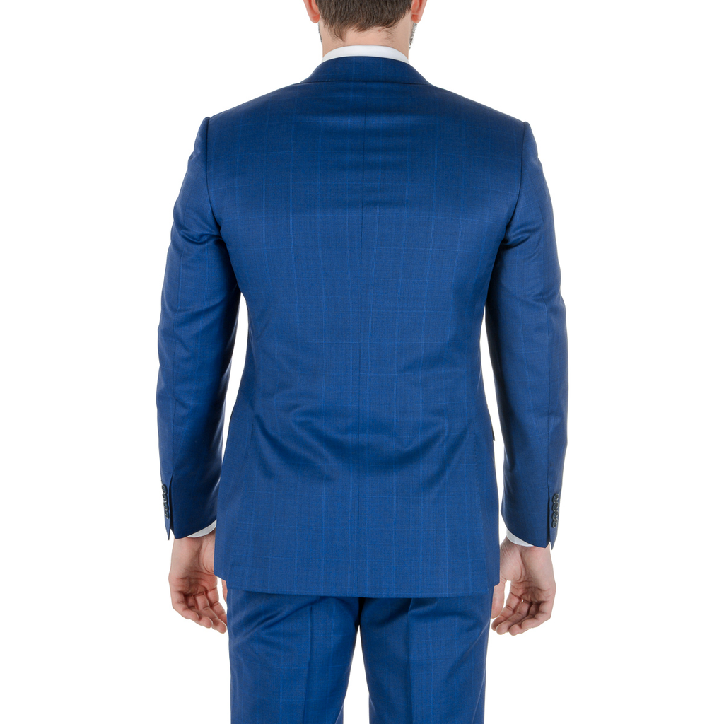 Canali Mens Suit Long Sleeves Blue
