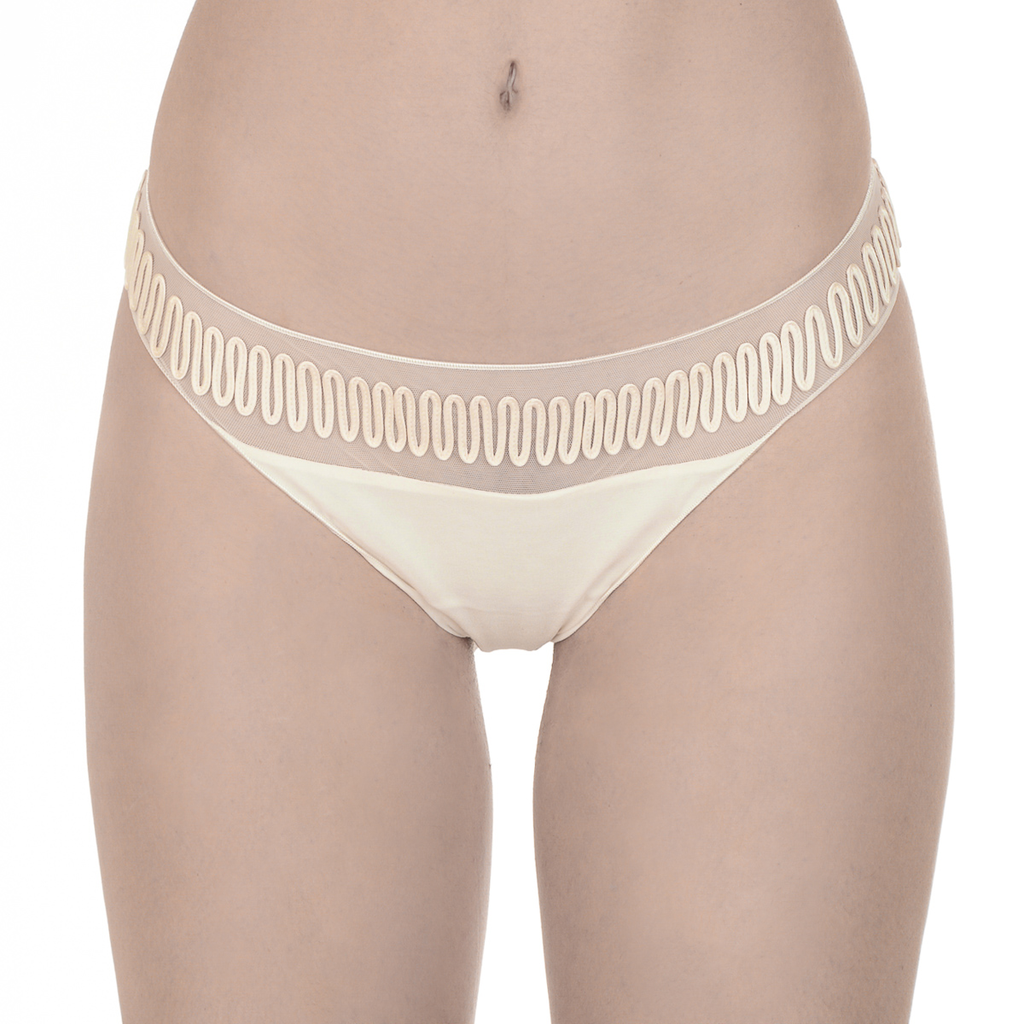 La Perla Top para mujer enagua beige