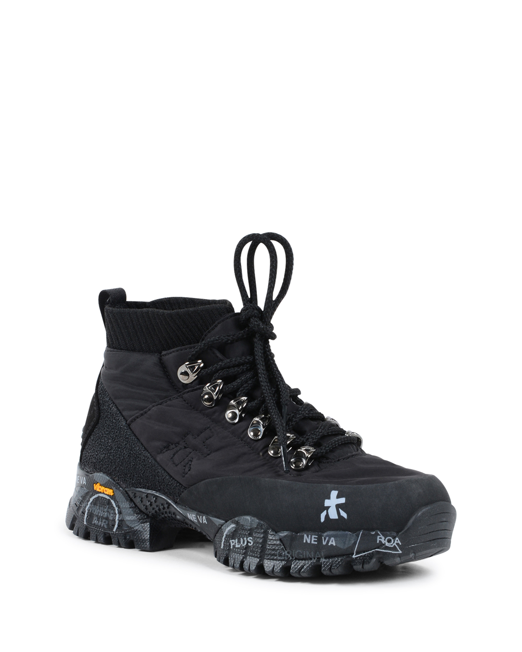 Premiata Womens Trekking Sneaker Black LOUTRECK 113