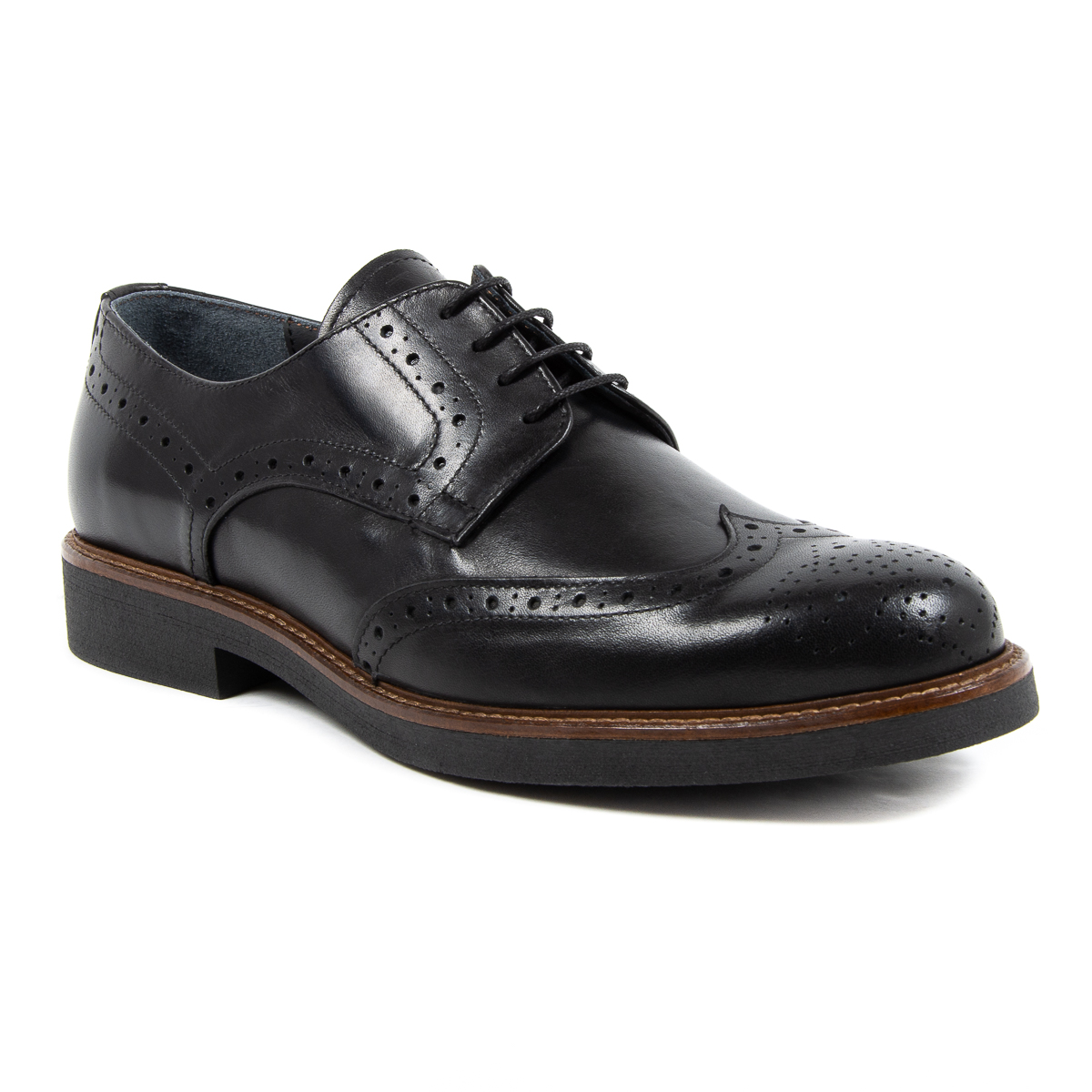 V 1969 Italia - Zapato brogue para hombre, color negro, VINCENT