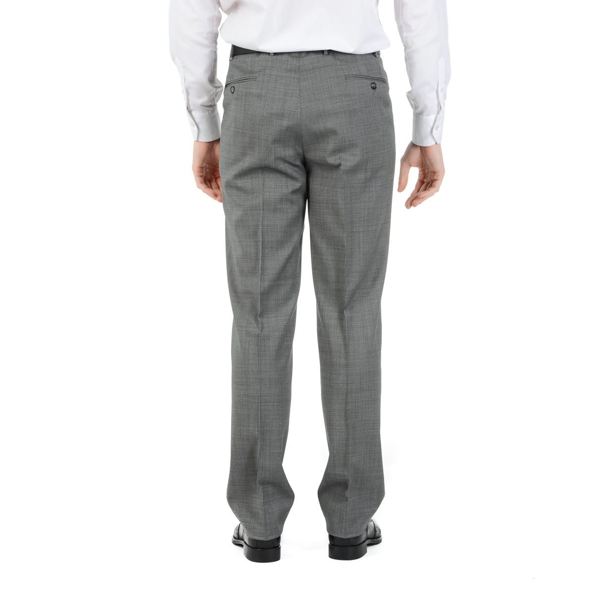 Corneliani Mens Suit Long Sleeves Grey Super 110's