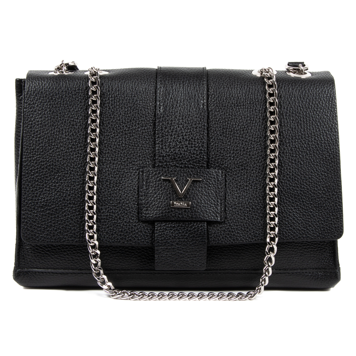 V 1969 Italia Womens Handbag Black ELLY