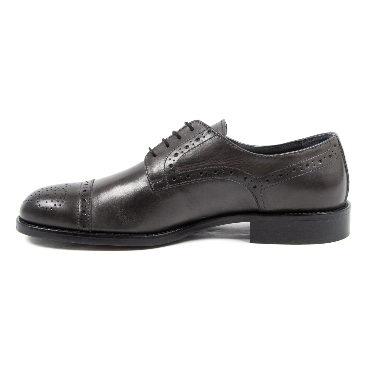 V 1969 Italia - Zapatos brogue para hombre, gris oscuro, LUKE