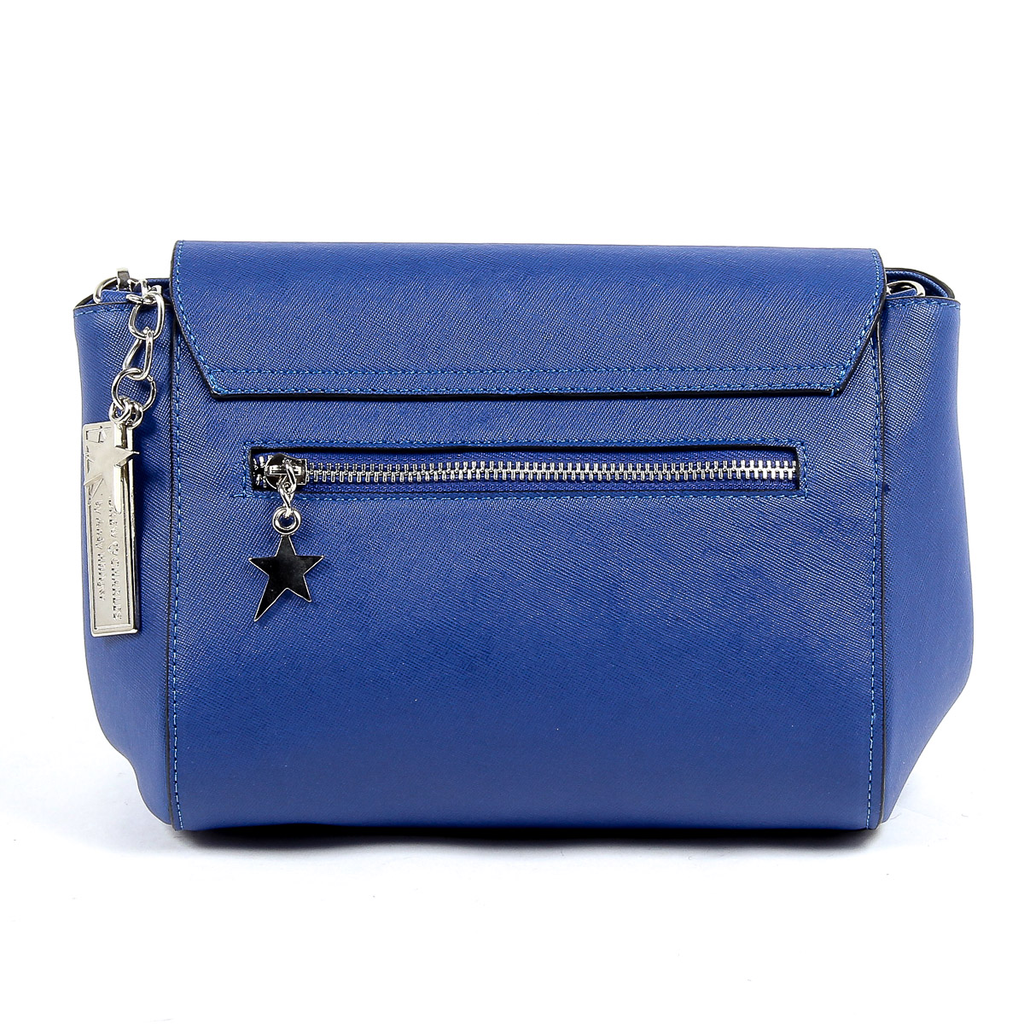 Andrew Charles Womens Handbag Blue VERA
